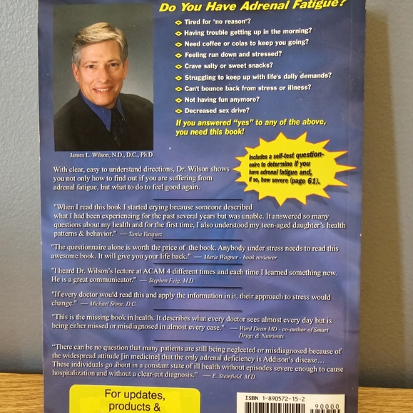 New Paperback Book Adrenal Fatigue The 21st Century Stress Syndrome - Picture 2 of 2